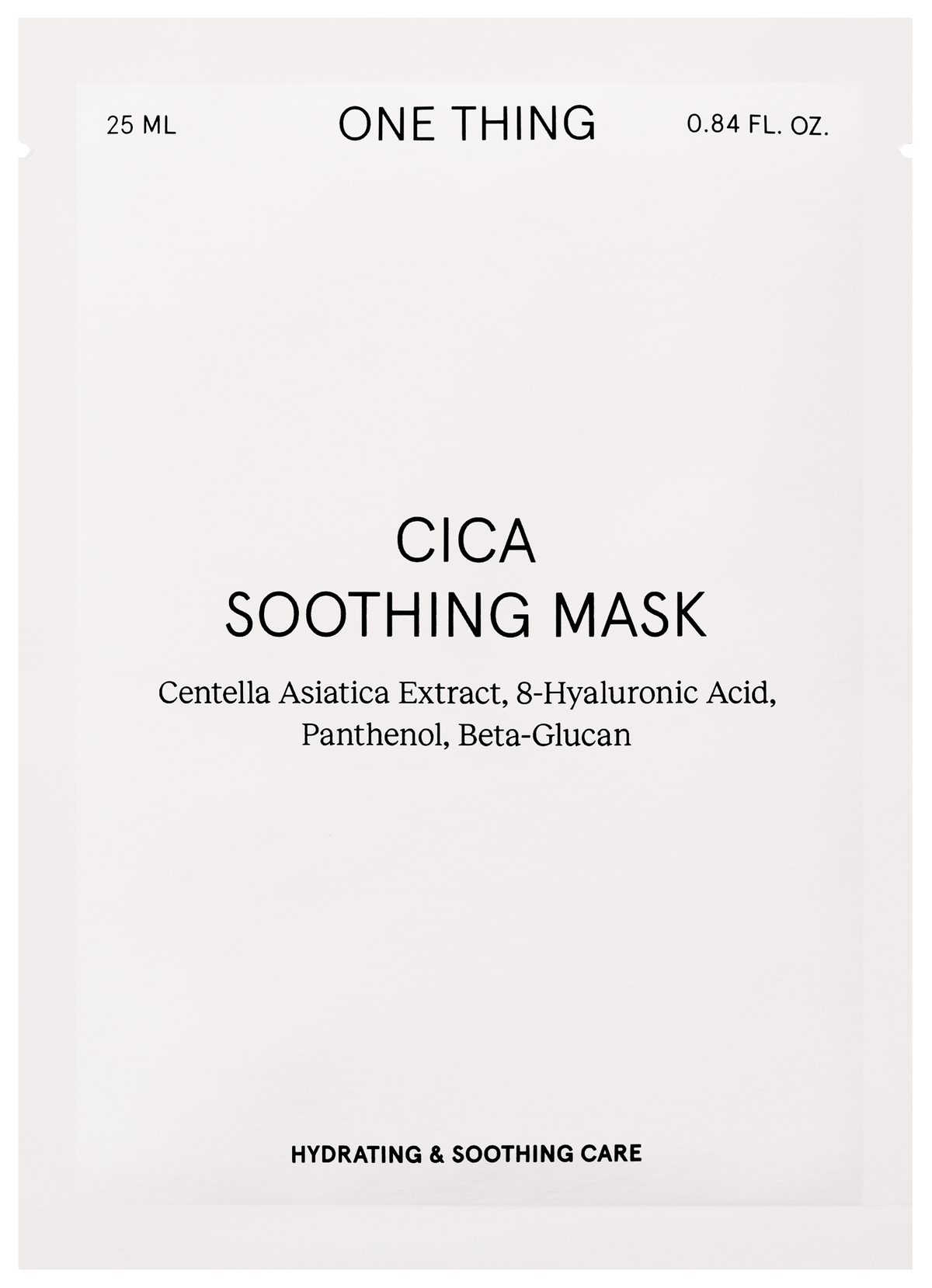 ONE THING Cica Soothing Mask